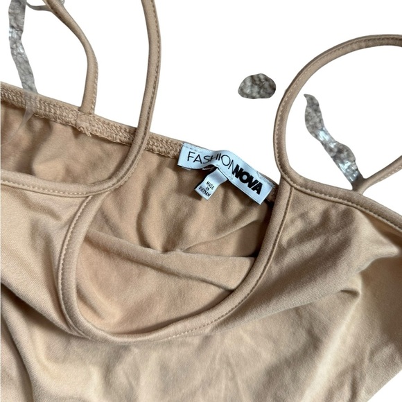 Fashion Nova Tan Bodycon Dress - Picture 4 of 5